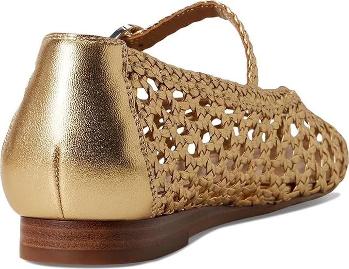 Marc Fisher LTD Evonna Women's Dress Flat Shoes Gold Leather : 7.5 M - Image 4