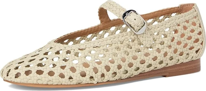 Marc Fisher LTD Evonna Women's Dress Flat Shoes Ivory Leather : 9 M - Image 5