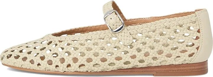 Marc Fisher LTD Evonna Women's Dress Flat Shoes Ivory Leather : 9 M - Image 6
