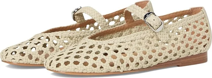 Marc Fisher LTD Evonna Women's Dress Flat Shoes Ivory Leather : 9 M
