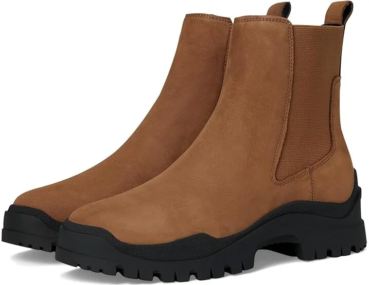 Marc Fisher LTD Farris Women's Boots Medium Natural Nubuck : 6 M, Leather/Rubber