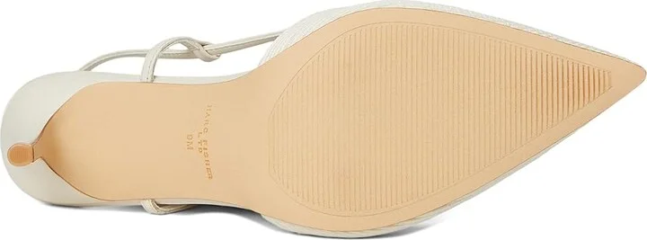 Marc Fisher LTD Flory Women's Shoes Cream : 8.5 M, Faux Leather - Image 3