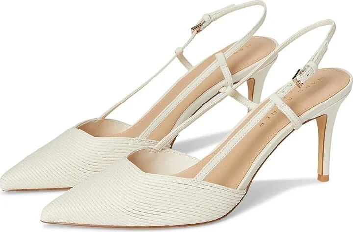 Marc Fisher LTD Flory Women's Shoes Cream : 8.5 M, Faux Leather