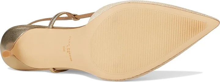 Marc Fisher LTD Flory Women's Shoes Light Natural/Gold : 9.5 M, Faux Leather - Image 3