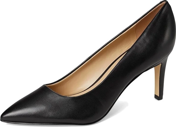 Marc Fisher LTD Genni High Women's Heels Black Leather : 8.5 M, Leather/Rubber - Image 5