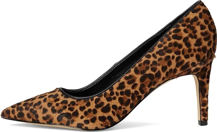 Marc Fisher LTD Genni High Women's Heels Leopard : 8.5 M, Leather/Rubber - Image 6