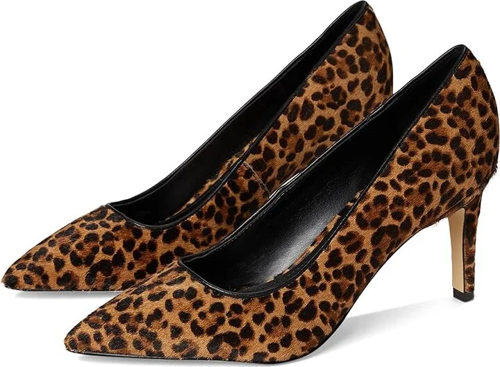 Marc Fisher LTD Genni High Women's Heels Leopard : 8.5 M, Leather/Rubber