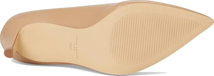 Marc Fisher LTD Genni High Women's Heels Light Natural Leather : 9 M, Leather/Rubber - Image 3