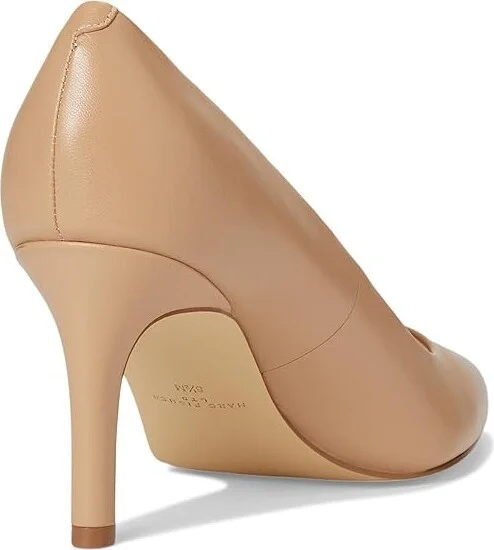 Marc Fisher LTD Genni High Women's Heels Light Natural Leather : 9 M, Leather/Rubber - Image 4
