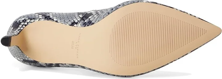 Marc Fisher LTD Genni High Women's Heels Light Natural Snake Leather : 10 M, Leather/Rubber - Image 3