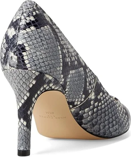 Marc Fisher LTD Genni High Women's Heels Light Natural Snake Leather : 10 M, Leather/Rubber - Image 4
