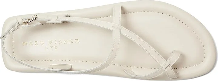 Marc Fisher LTD Gerty Women's Dress Sandals Cream Leather : 9.5 M - Image 2