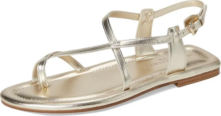 Marc Fisher LTD Gerty Women's Dress Sandals Gold Leather : 6.5 M - Image 5