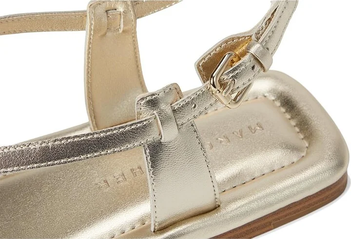 Marc Fisher LTD Gerty Women's Dress Sandals Gold Leather : 6.5 M - Image 7