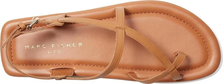 Marc Fisher LTD Gerty Women's Dress Sandals Medium Natural Leather : 6.5 M - Image 2