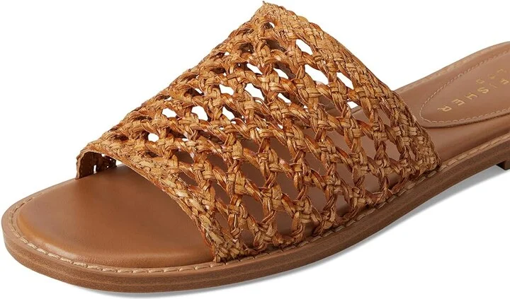 Marc Fisher LTD Glynne Women's Dress Sandals Medium Natural : 8.5 M, Synthetic - Image 7