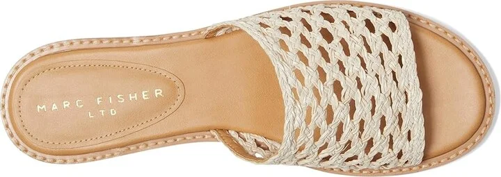 Marc Fisher LTD Glynne Women's Dress Sandals White : 7.5 M, Synthetic - Image 2