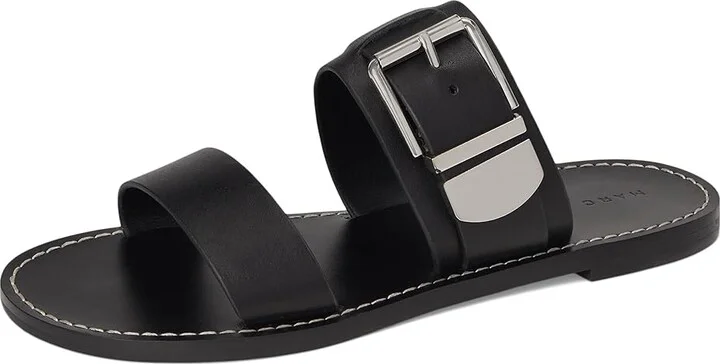 Marc Fisher LTD Hallyn Women's Dress Sandals Black Leather 001 : 6.5 M - Image 5