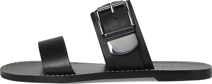 Marc Fisher LTD Hallyn Women's Dress Sandals Black Leather 001 : 6.5 M - Image 6
