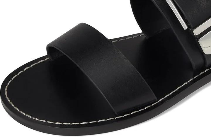 Marc Fisher LTD Hallyn Women's Dress Sandals Black Leather 001 : 6.5 M - Image 7