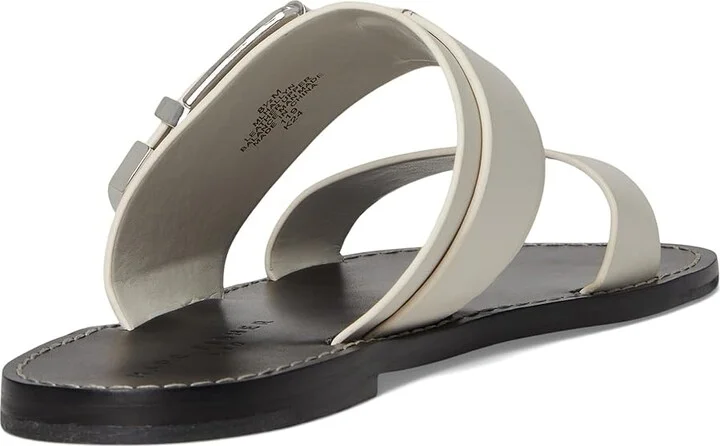 Marc Fisher LTD Hallyn Women's Dress Sandals Cream Leather 150 : 7.5 M - Image 4
