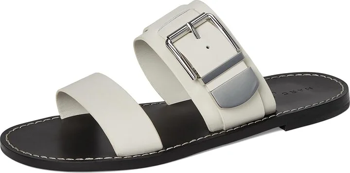 Marc Fisher LTD Hallyn Women's Dress Sandals Cream Leather 150 : 7.5 M - Image 5