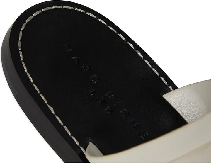 Marc Fisher LTD Hallyn Women's Dress Sandals Cream Leather 150 : 7.5 M - Image 7