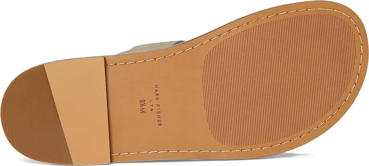 Marc Fisher LTD Hallyn Women's Dress Sandals Taupe Suede 240 : 8 M, Leather - Image 3