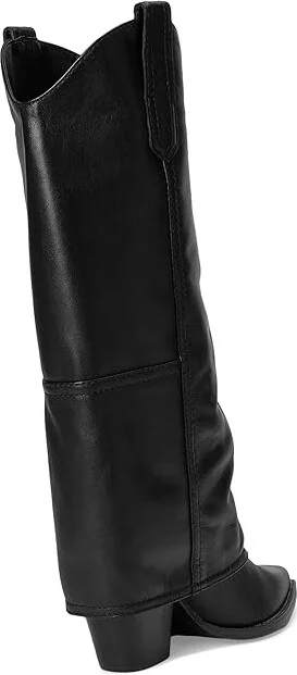 Marc Fisher LTD Harlo Women's Boots Black Leather : 8.5 M, Leather/Rubber/Textile - Image 4