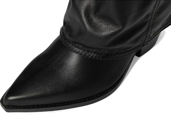 Marc Fisher LTD Harlo Women's Boots Black Leather : 8.5 M, Leather/Rubber/Textile - Image 6