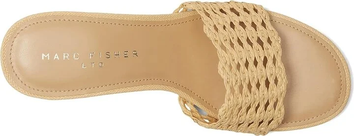 Marc Fisher LTD Jazmine Women's Dress Sandals Light Natural : 10 M, Synthetic - Image 2
