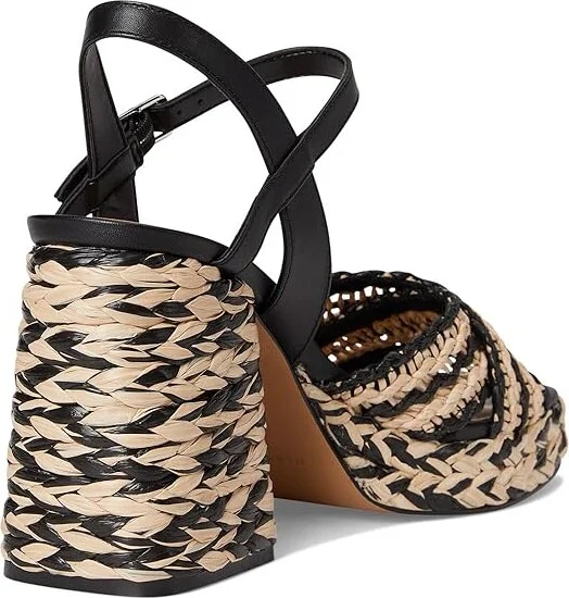 Marc Fisher LTD Juliey Women's Dress Sandals Black/Light Natural : 7 M, Leather - Image 4