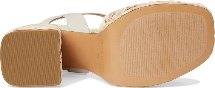 Marc Fisher LTD Juliey Women's Dress Sandals Cream/Light Natural : 8 M, Leather - Image 3