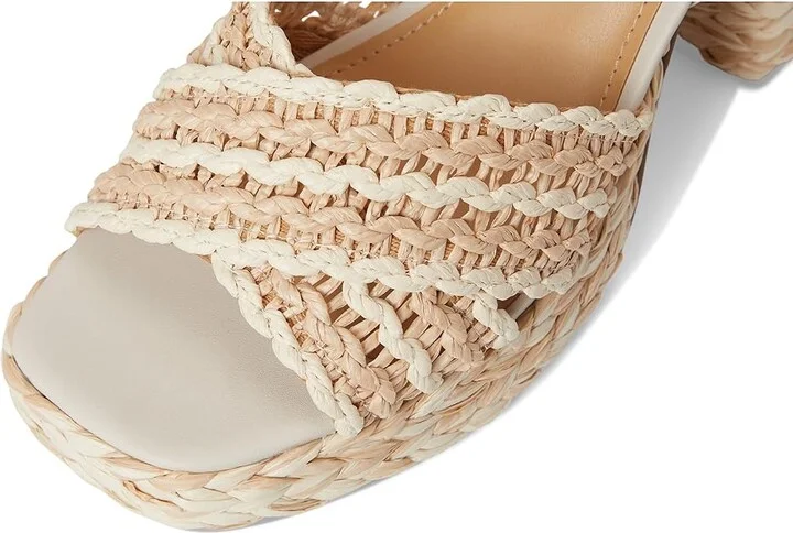 Marc Fisher LTD Juliey Women's Dress Sandals Cream/Light Natural : 8 M, Leather - Image 7