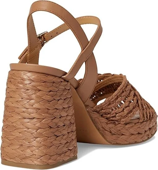 Marc Fisher LTD Juliey Women's Dress Sandals Medium Natural : 9.5 M, Leather - Image 4