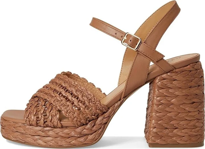 Marc Fisher LTD Juliey Women's Dress Sandals Medium Natural : 9.5 M, Leather - Image 6