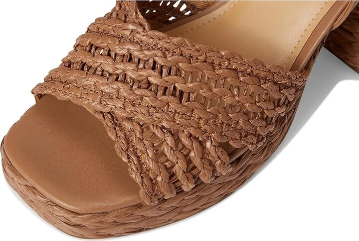 Marc Fisher LTD Juliey Women's Dress Sandals Medium Natural : 9.5 M, Leather - Image 7