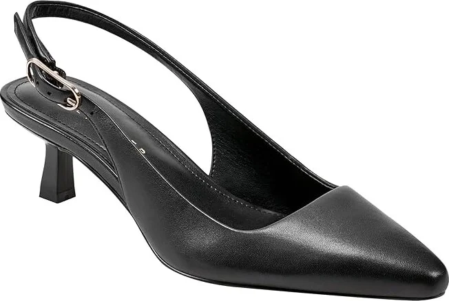 Marc Fisher LTD Kory High Women's Heels Black Leather : 7.5 M, Leather/Suede - Image 5