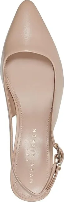 Marc Fisher LTD Kory High Women's Heels Light Natural Leather : 6 M, Leather/Suede - Image 2