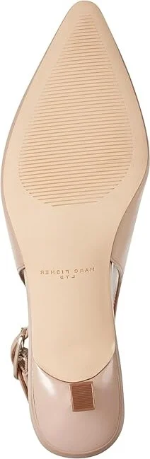 Marc Fisher LTD Kory High Women's Heels Light Natural Leather : 6 M, Leather/Suede - Image 3