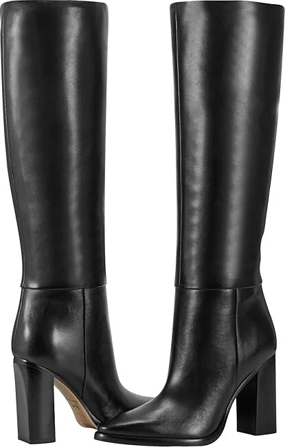 Marc Fisher LTD Lannie Women's Boots Black Leather : 10 M