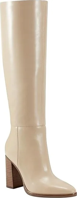 Marc Fisher LTD Lannie Women's Boots Light Natural Leather : 8 M