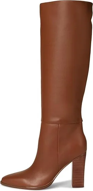 Marc Fisher LTD Lannie Women's Boots Medium Natural Leather : 8 M - Image 6