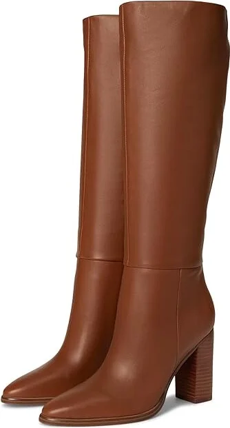 Marc Fisher LTD Lannie Women's Boots Medium Natural Leather : 8 M