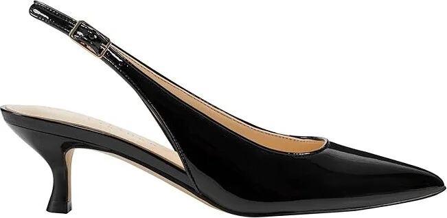 Marc Fisher LTD Larysa High Women's Heels Black Patent Leather : 8 M, Leather/Synthetic/Textile - Image 5