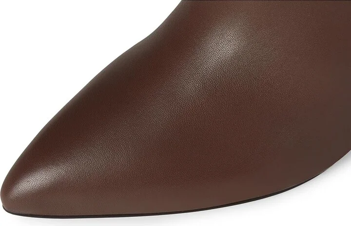 Marc Fisher LTD Leina Women's Boots Dark Brown Leather : 9.5 M - Image 2