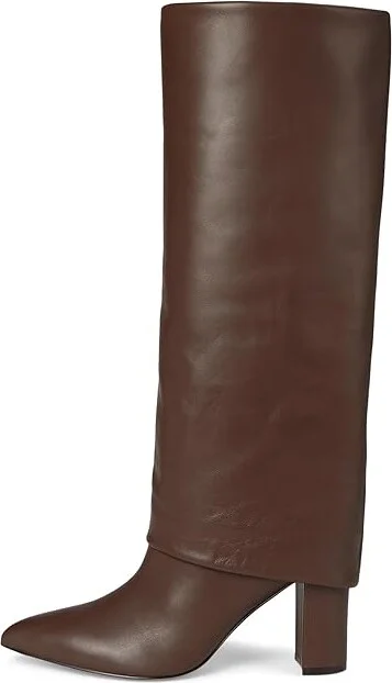 Marc Fisher LTD Leina Women's Boots Dark Brown Leather : 9.5 M - Image 6
