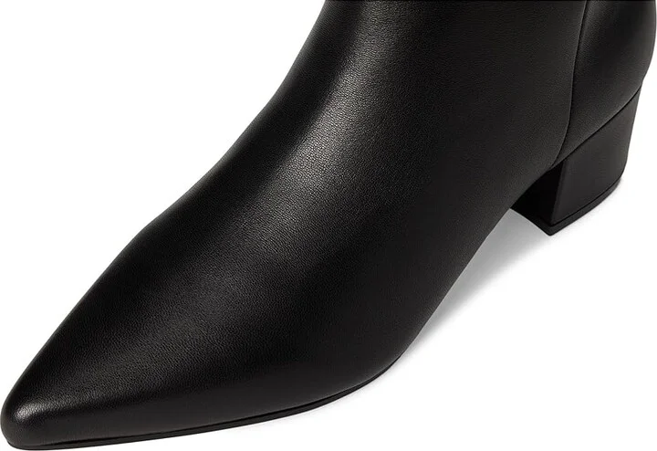 Marc Fisher LTD Leonna Women's Boots Black Leather : 6.5 M - Image 4