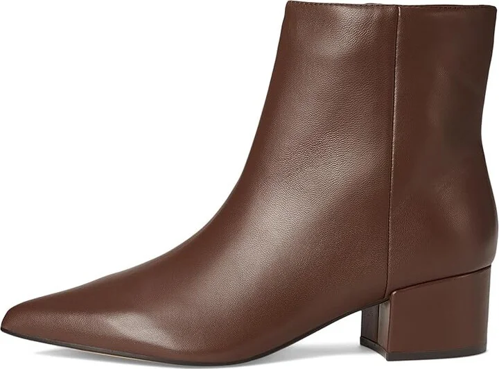 Marc Fisher LTD Leonna Women's Boots Dark Brown Leather : 6 M - Image 6