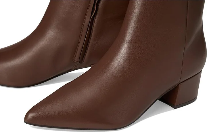 Marc Fisher LTD Leonna Women's Boots Dark Brown Leather : 6 M - Image 7